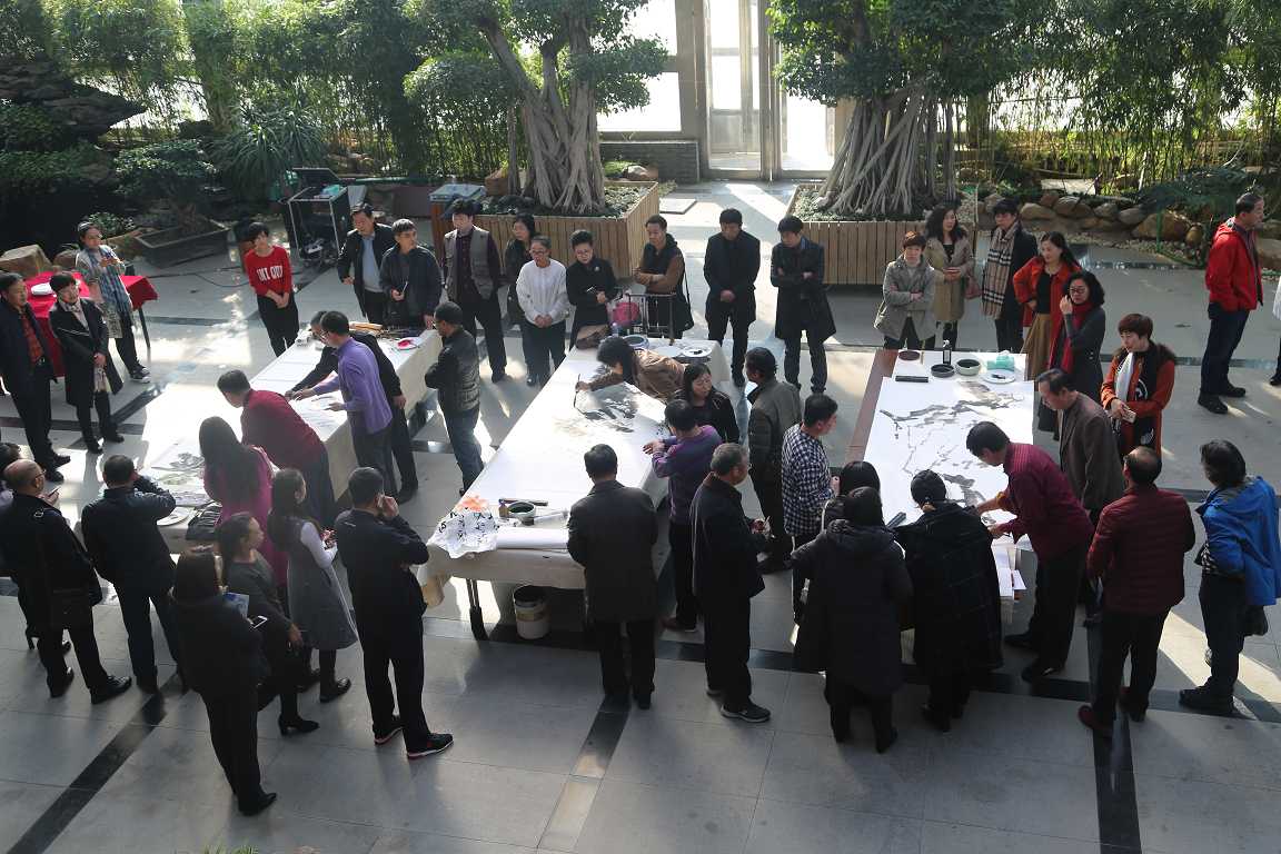 盤錦蘭亭書畫會舉辦第十屆年會 書畫名家歡聚展